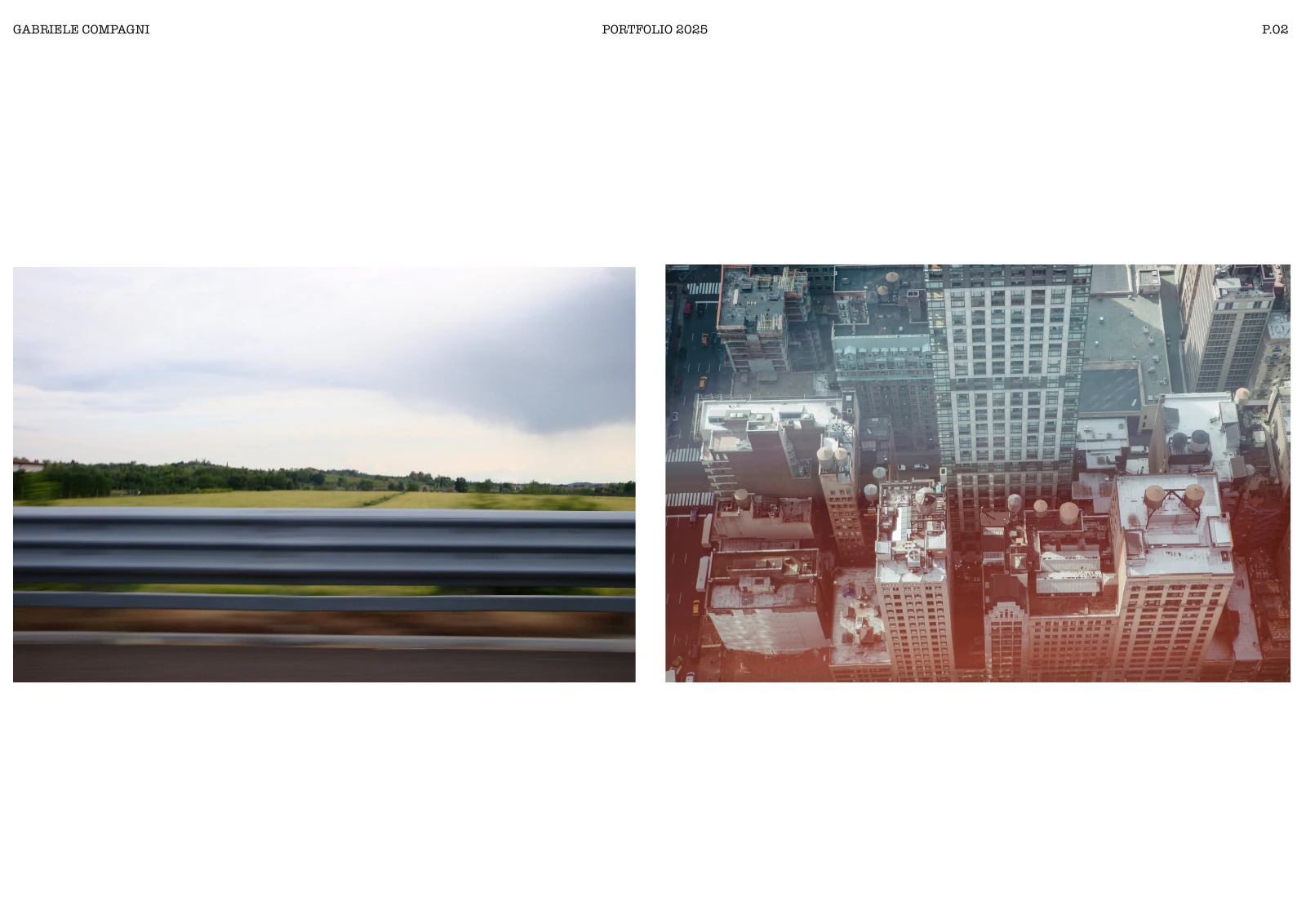 New York photography and personal artistic work by photographer and video director Gabriele Compagni