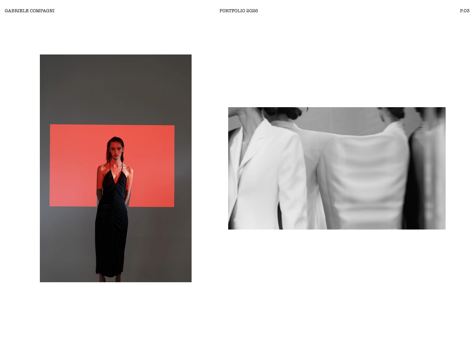 Fashion editorials photographed by Gabriele Compagni