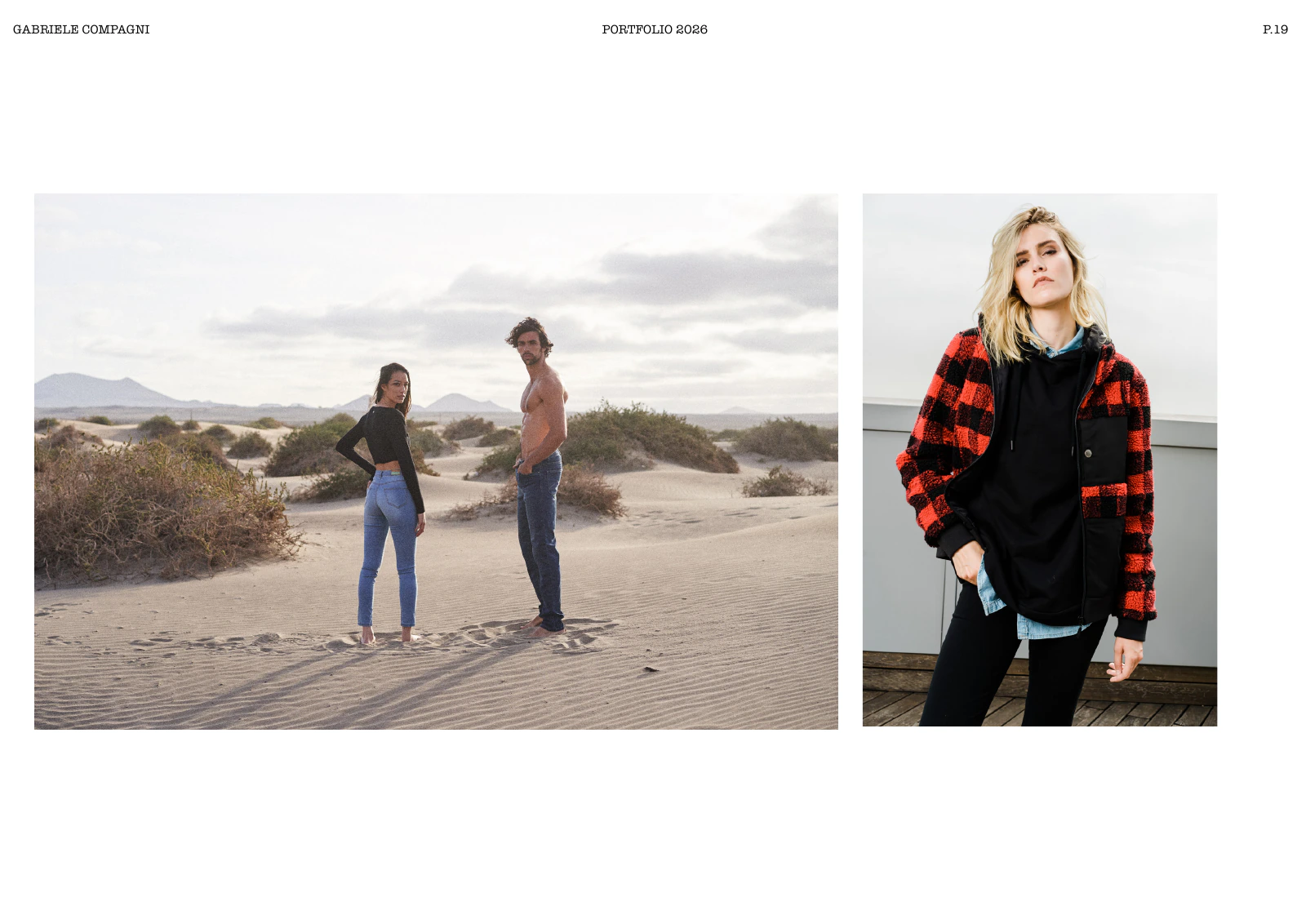 Fashion campaign photographed on location in Lanzarote by Gabriele Compagni